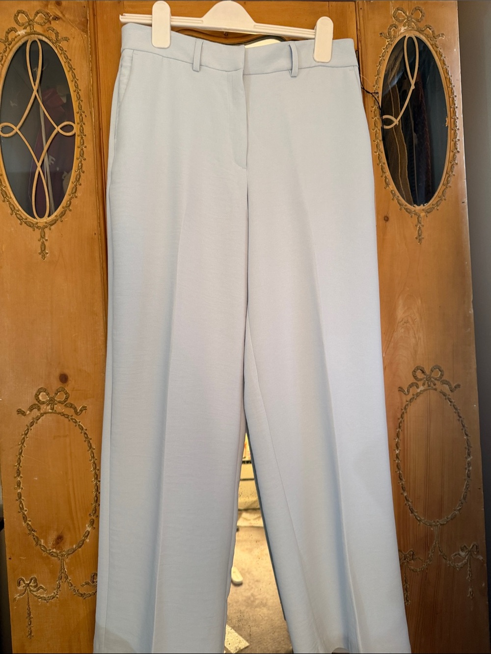 Light Blue Wide-Leg Women’s Trousers ( I bought 2 since I fell in love with them